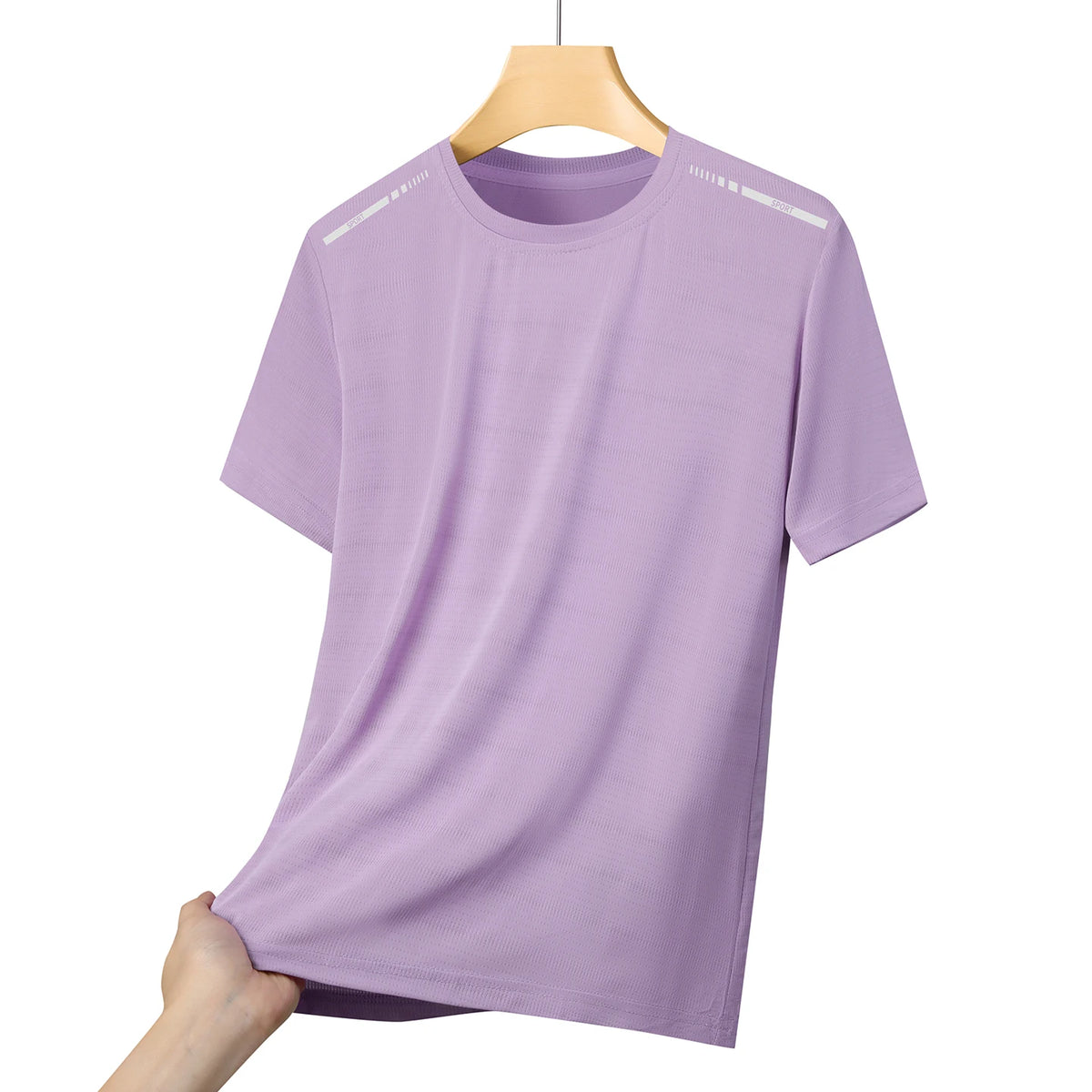 Women Reflective Running T-Shirt High Elastic Mesh Breathable Quick-Dry Ice Silk Sport Top Summer Cool Short Sleeve Active Tee