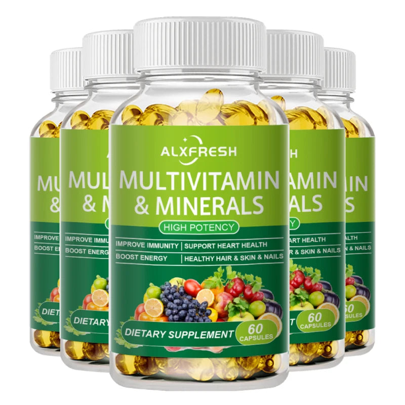 Comprehensive Multivitamin to Support Heart Hair Skin & Nail Health levels Enhance Daily Nutrition Improve Immunity and Energy