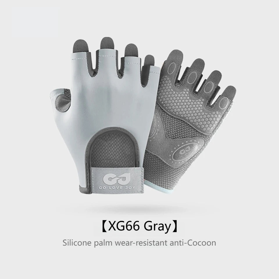 GTUBIKE 1 Pair New Cycling Gloves Workout Gym Gloves for Men Women Weight Lifting Fingerless Gloves Training Exercise Fitness