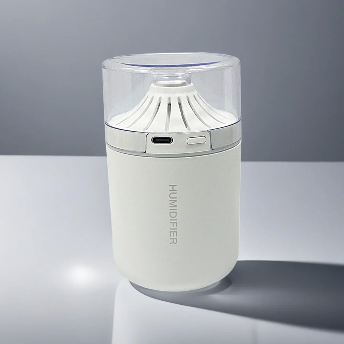 Colorful Gradual Change Atmosphere Light Vehicle Mounted Humidifier with Noise Reduction Mute Delicate Spray for Fresh Air