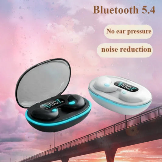 X55 Wireless Sleep Earphones - Invisible Bluetooth Earbuds for Side Sleepers, Passive Noise Reduction, Comfort All-Night