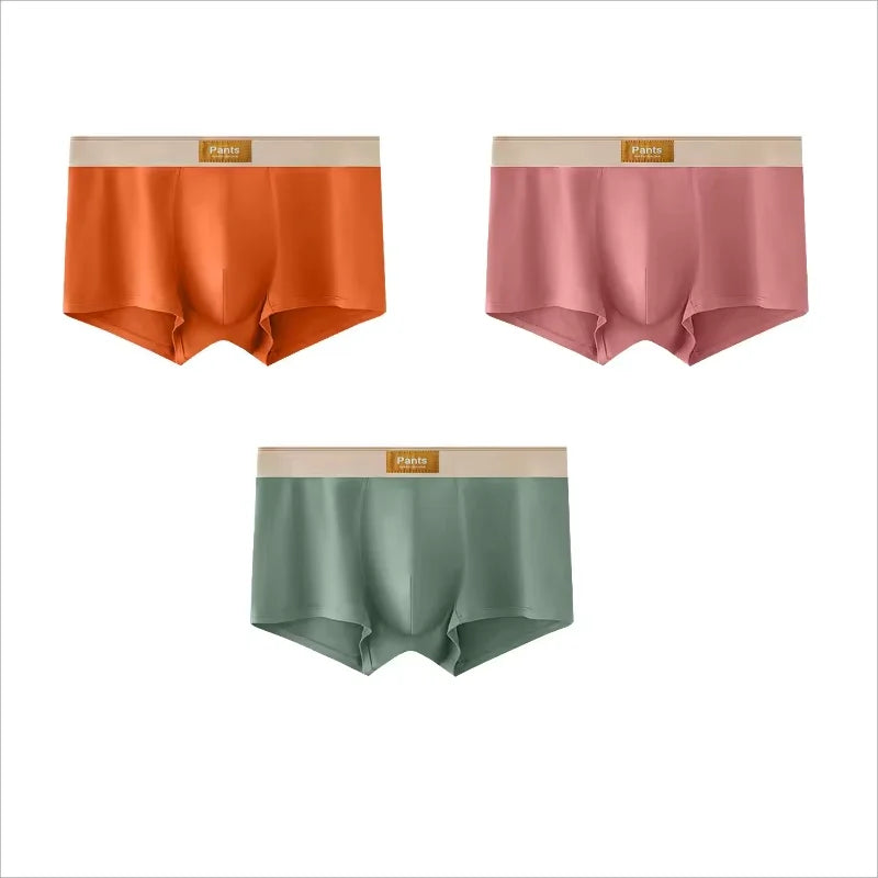 4 pcs Men Underwear Cotton BoxerShorts Hombre Panties Man Breathable Underpants Sexy Sports Comfort Male Boxers Large Size L-7XL