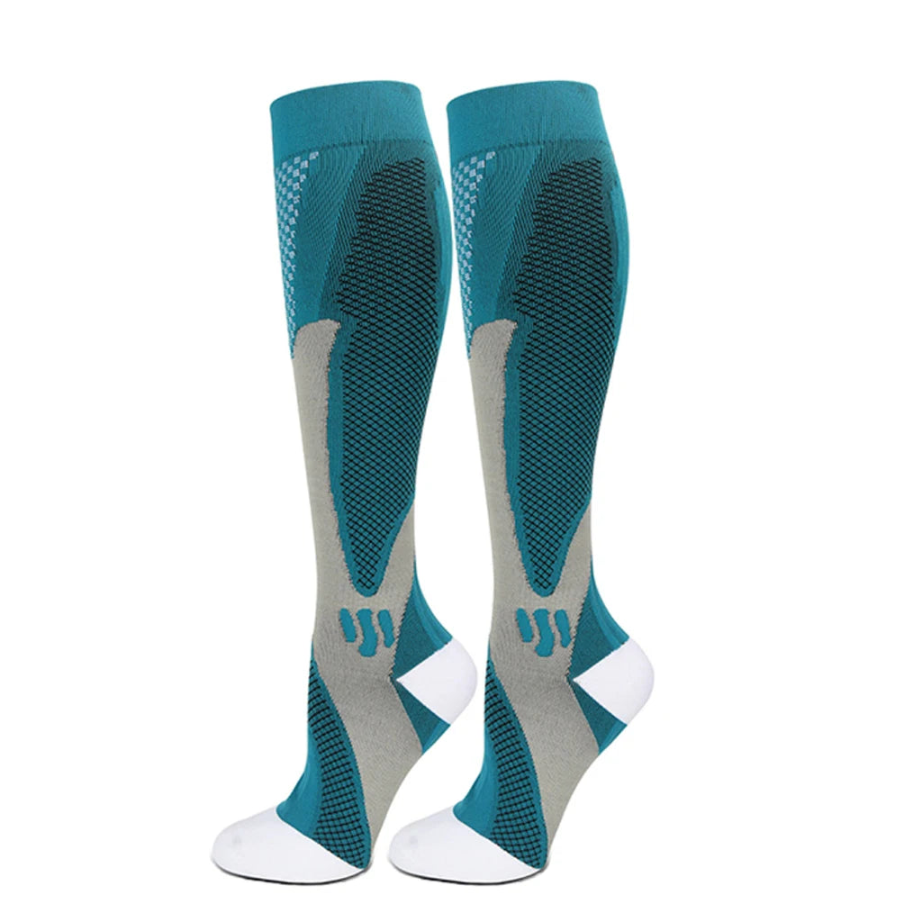 Compression Socks Travelers Socks Football Soccer Thigh Long Tube Unisex Outdoor Sports Nurses Stockings For Men Women