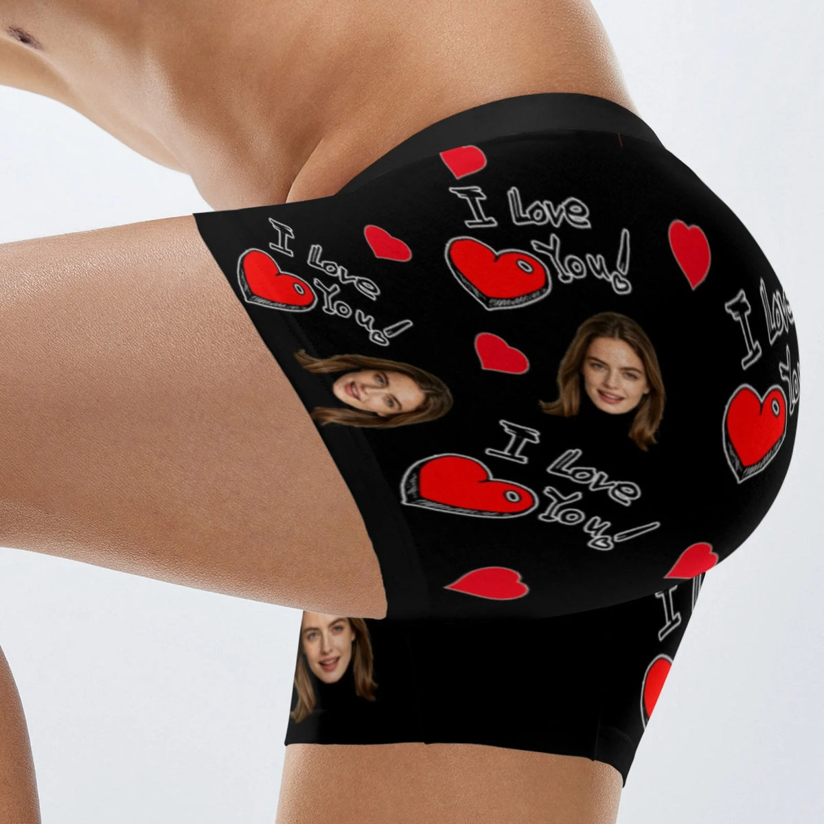 Personalized facial photo customization flat underwear customization men's Valentine's Day gift for husband gift for father
