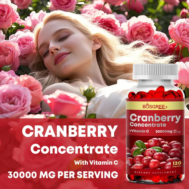 Organic Cranberry Supplements-Urinary and Prostate Support,Urethral Purification,and Bladder Health Support-Natural Antioxidants