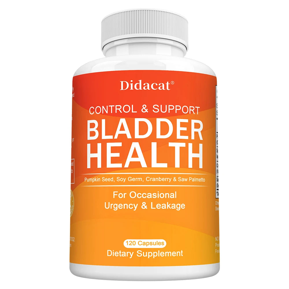 Bladder Control - with Cranberry, Pumpkin Seed Extract - Urinary Tract Health, Supports Healthy Urination - 120 Capsules