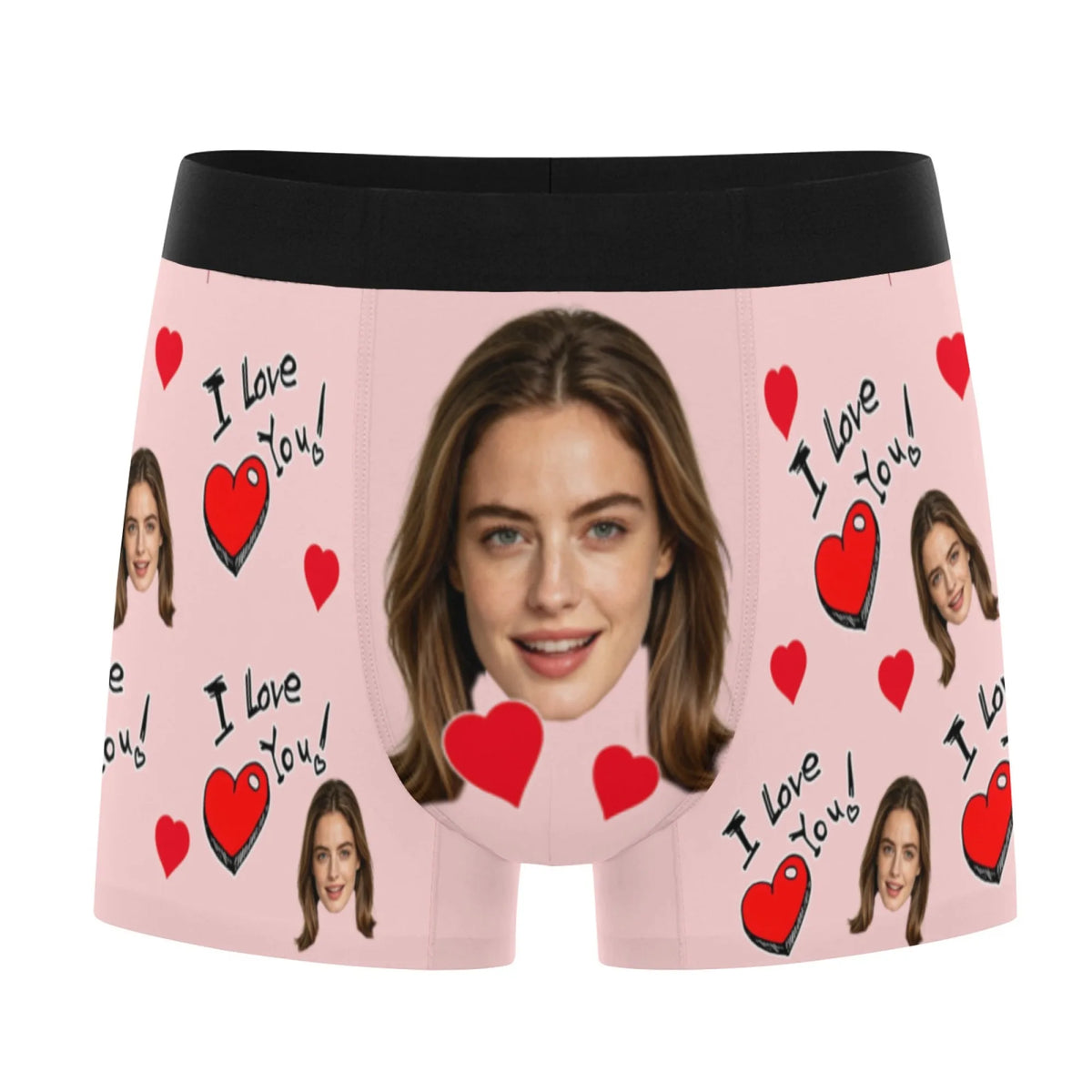 Personalized facial photo customization flat underwear customization men's Valentine's Day gift for husband gift for father