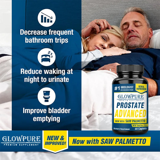 Advanced with Saw Palmetto 13 in 1 - Prostate , Bladder & Urinary Health with Beta-sitosterol, Reishi, Vitamin D Supplement