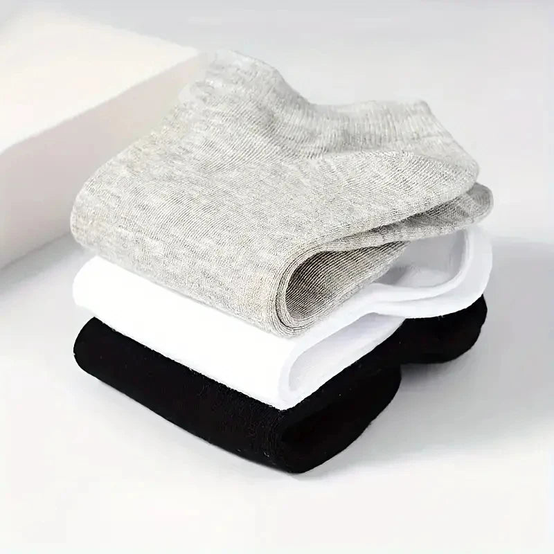 5/10-Pack Unisex Comfort-Fit Ankle Socks For All, Breathable & Lightweight - Ideal For Sports & Daily Wear