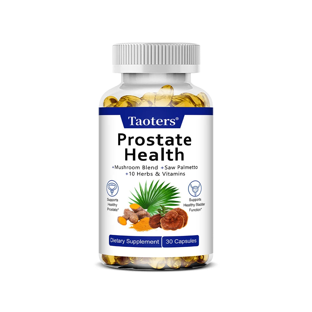 Saw Palmetto Capsules, with Magnesium Citrate and Zinc, Help Maintain Male Urinary Tract Health and Prostate Health