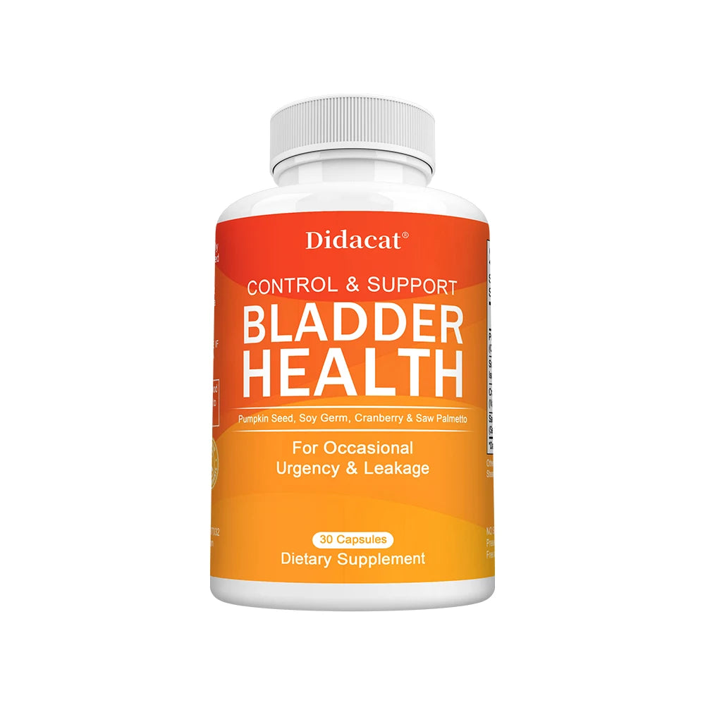 Bladder Control - with Cranberry, Pumpkin Seed Extract - Urinary Tract Health, Supports Healthy Urination - 120 Capsules
