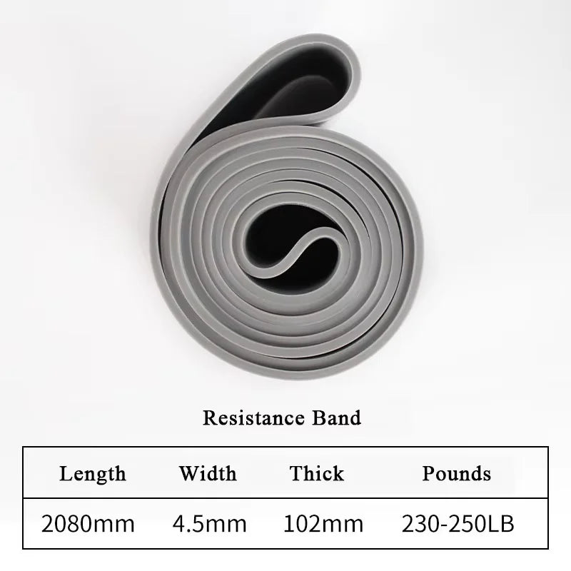 1pc Stackable Heavy Tension TPE Resistance Band Set - Anti-Snap for Home Gym Muscle Strength & Body Stretching Yoga Gym