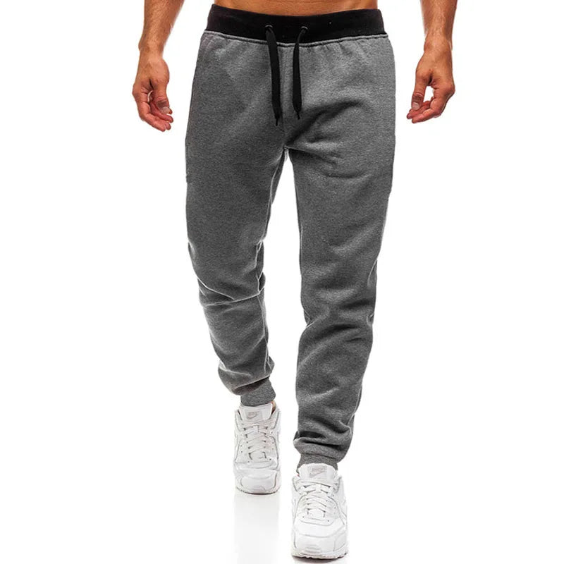 Mens Joggers Casual Pants Fitness Men Sportswear Sweatpants Trousers Black Gyms Jogger Track Pants