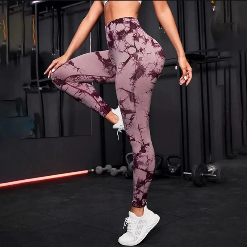 CZGUKE Women Yoga Pants Sport Leggings Seamless High Waist Woman Workout Leggins, Gym Clothing