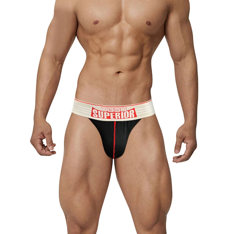 1/2/3/4PCS Men's New Low Waist High Fork Triangle Pants Stimulating Anti Wear Legs Showing Large Protruding Triangle Pants BS844