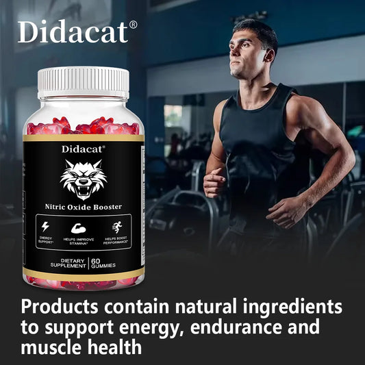 Maca Root Gummies, with Ashwagandha for Mood Enhancement, Energy, and Muscle Growth, Promote Skin Health, Unisex