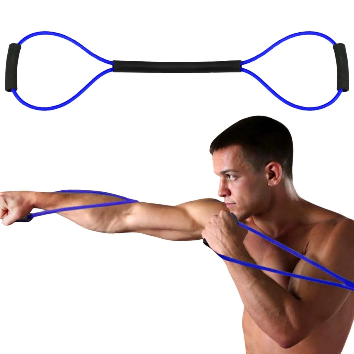 25/30/35 Pounds Elastic Resistance Band Workout Resistance Bands with Comfort Handles Strength Tension Rope