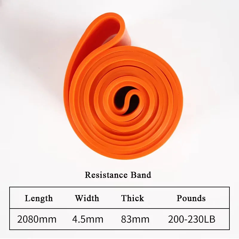 1pc Stackable Heavy Tension TPE Resistance Band Set - Anti-Snap for Home Gym Muscle Strength & Body Stretching Yoga Gym