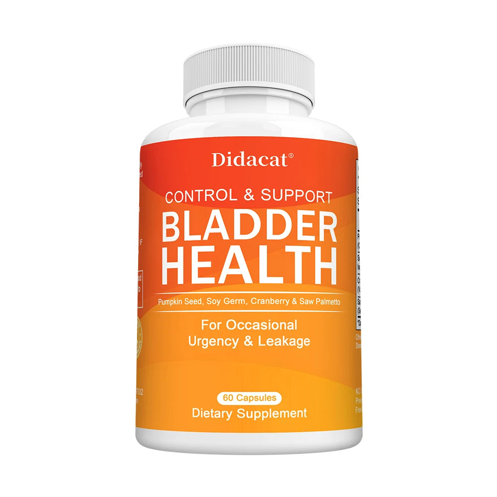 Bladder Control - with Cranberry, Pumpkin Seed Extract - Urinary Tract Health, Supports Healthy Urination - 120 Capsules