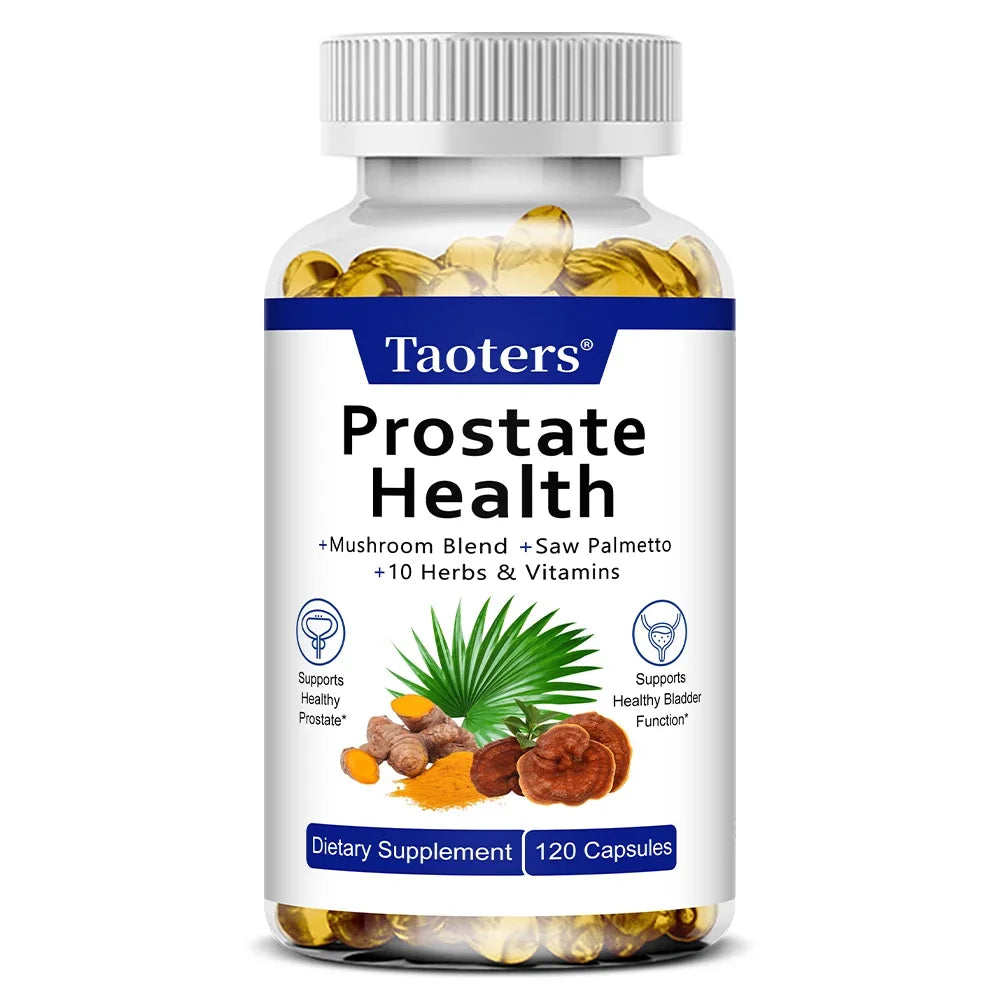Saw Palmetto Capsules, with Magnesium Citrate and Zinc, Help Maintain Male Urinary Tract Health and Prostate Health