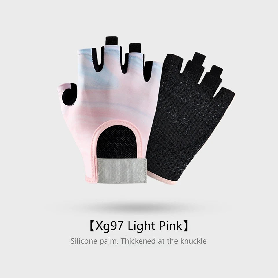GTUBIKE 1 Pair New Cycling Gloves Workout Gym Gloves for Men Women Weight Lifting Fingerless Gloves Training Exercise Fitness
