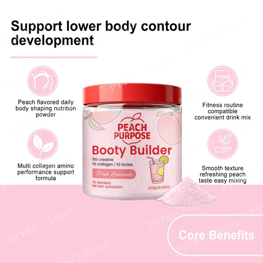 Women’s Collagen Protein Powder with BCAA Creatine Workout RecoveryDrinkforMuscle Tone Skin Support Fitness Nutrition Supplement