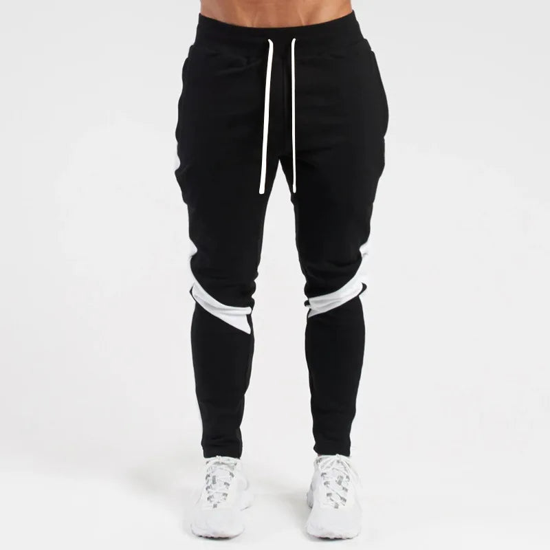 Mens Joggers Casual Pants Fitness Men Sportswear  Sweatpants Trousers Black Gyms Jogger Track Pants