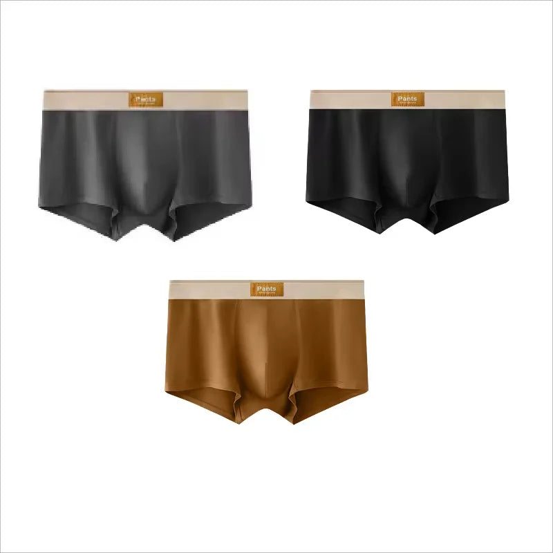 4 pcs Men Underwear Cotton BoxerShorts Hombre Panties Man Breathable Underpants Sexy Sports Comfort Male Boxers Large Size L-7XL