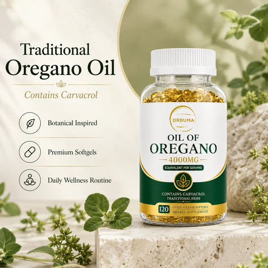 120-Count Oregano Oil Softgels, Herbal Botanical Dietary Supplement Capsules for Adults; Fast-Release Softgels, Easy to Swallow, Ideal for Daily Dietary Routine, Suitable for People Pursuing a Healthy Lifestyle