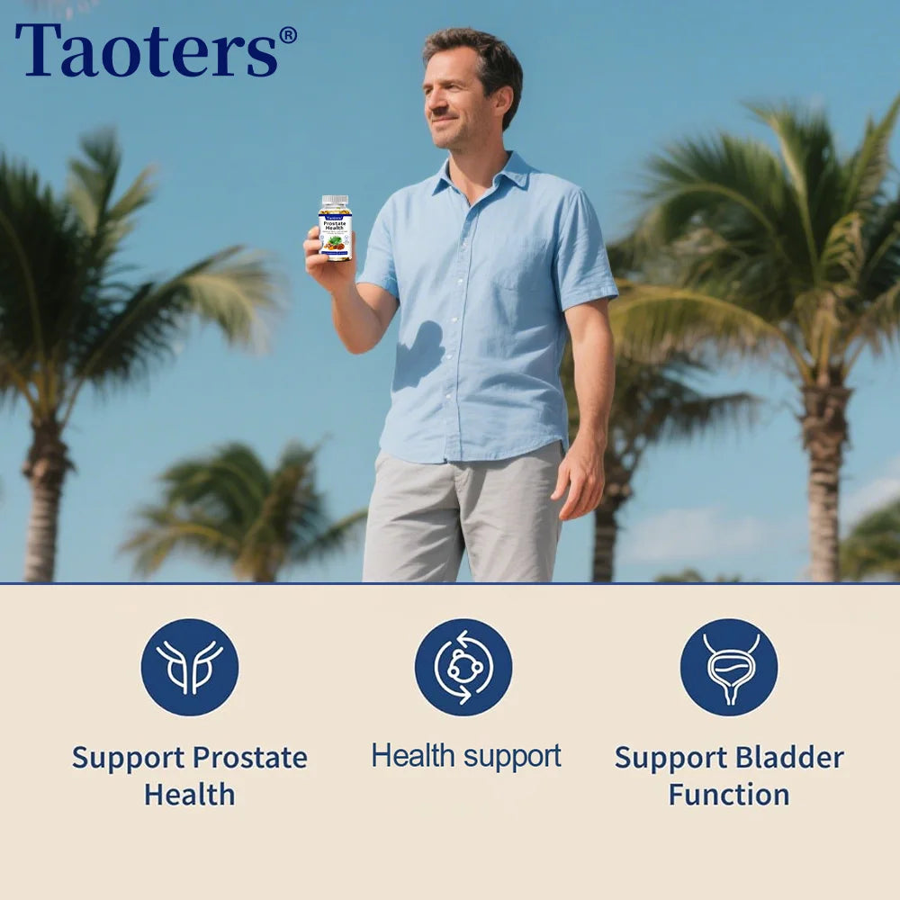 Saw Palmetto Capsules, with Magnesium Citrate and Zinc, Help Maintain Male Urinary Tract Health and Prostate Health