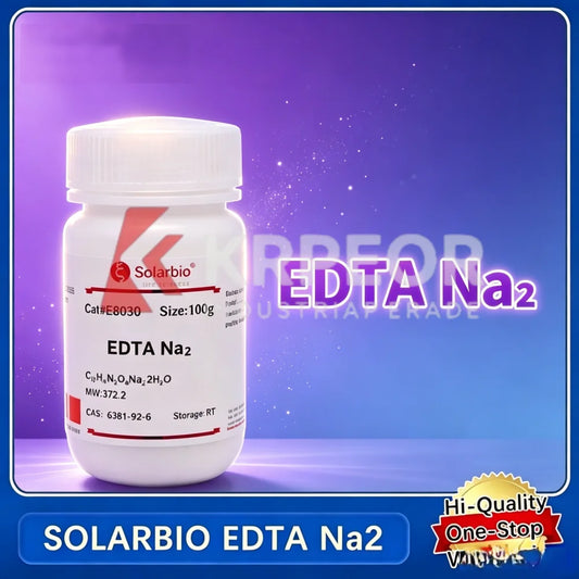 SOLARBIO EDTA Na2 Disodium EDTA High Purity Chelating Agent Molecular Biology Grade for Lab and Cell Culture PH Original Product