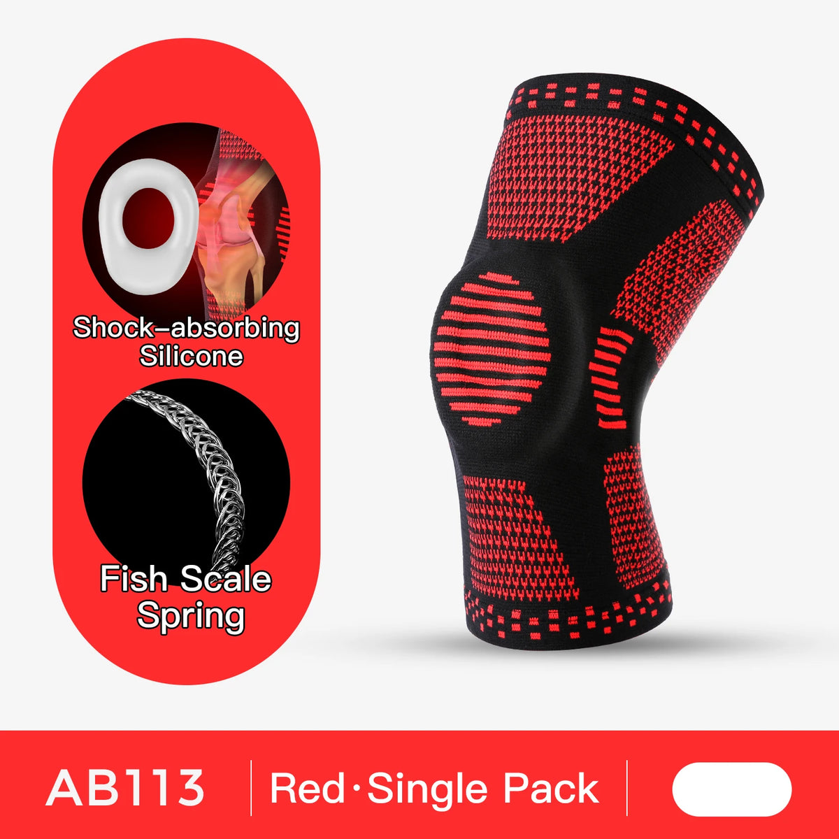 1PC Orthopedic Knee Pad Knee Brace Support Joint Pain Relif Patella Protector Adjustable Sport Kneepad Guard Meniscus Ligament