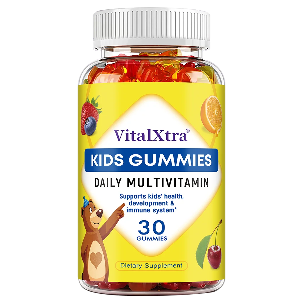 Children's Multivitamin Gummies - Rich in Vitamin A, C, D3, Zinc,- Boosts Immunity and Brain Health, Promote Nutrient Absorption