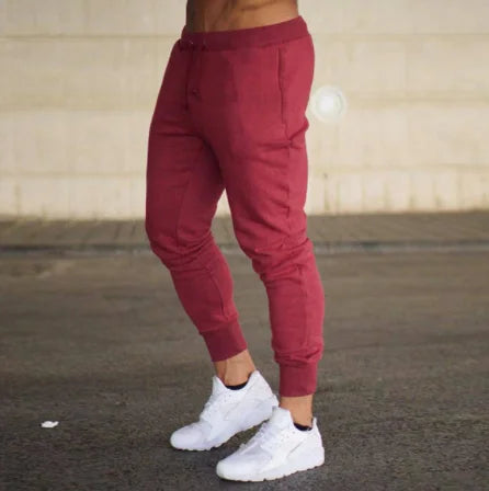 Mens Joggers Casual Pants Fitness Men Sportswear  Sweatpants Trousers Black Gyms Jogger Track Pants
