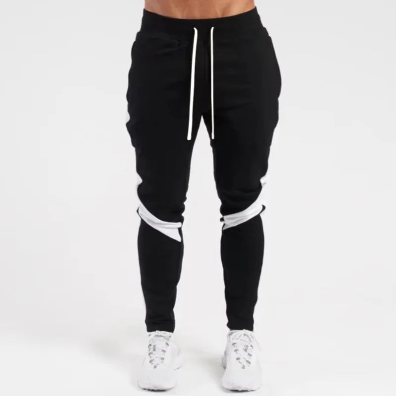 Mens Joggers Casual Pants Fitness Men Sportswear  Sweatpants Trousers Black Gyms Jogger Track Pants