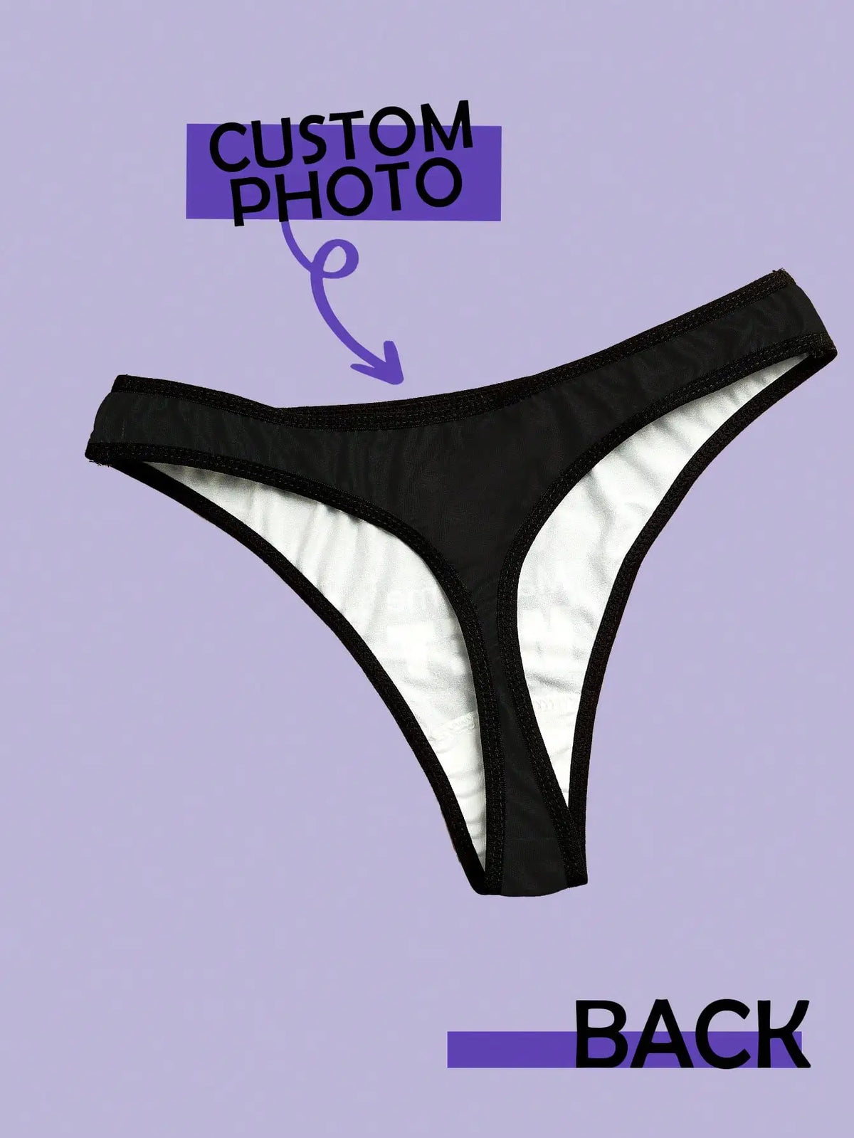 Custom Face Thong For Women Personalized Lace Underwear Valentine Gift For Her Girlfriend Wife Low Rise Briefs Anniversary