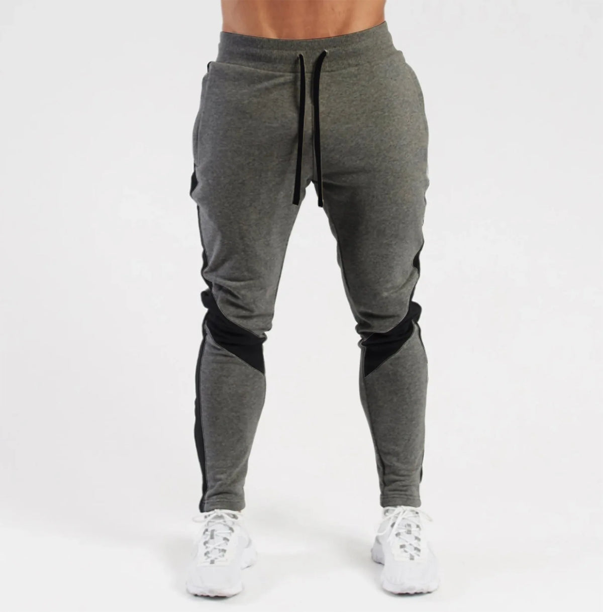 Mens Casual Pants Autumn Winter Sweatpants Men Running -Gym Trousers Solid Color Workout Long Pants 2025