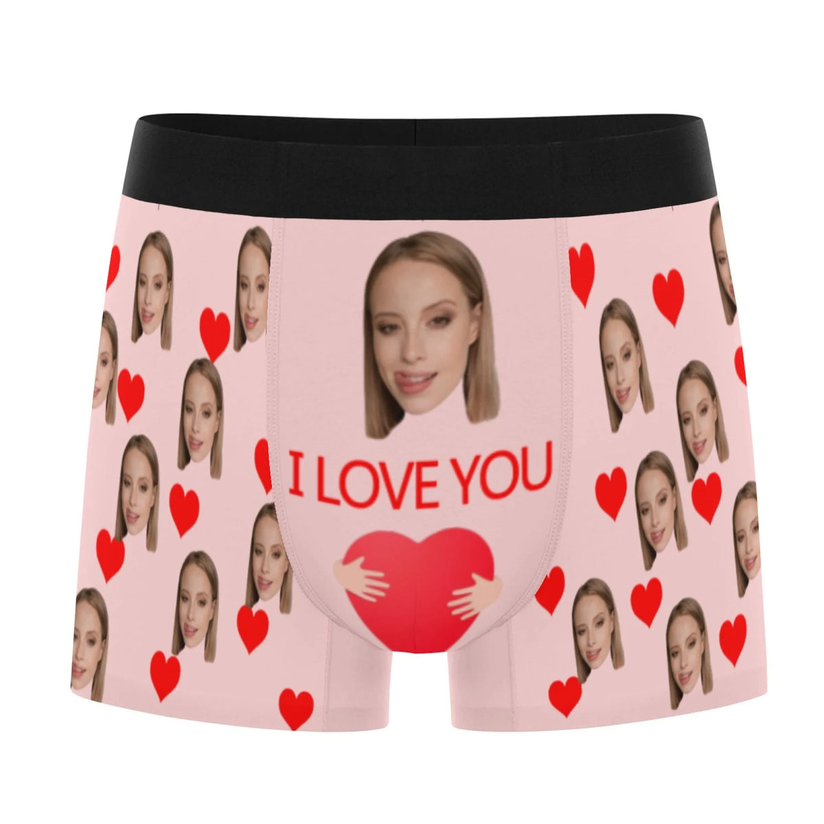 Personalized facial photo customization flat underwear customization men's Valentine's Day gift for husband gift for father
