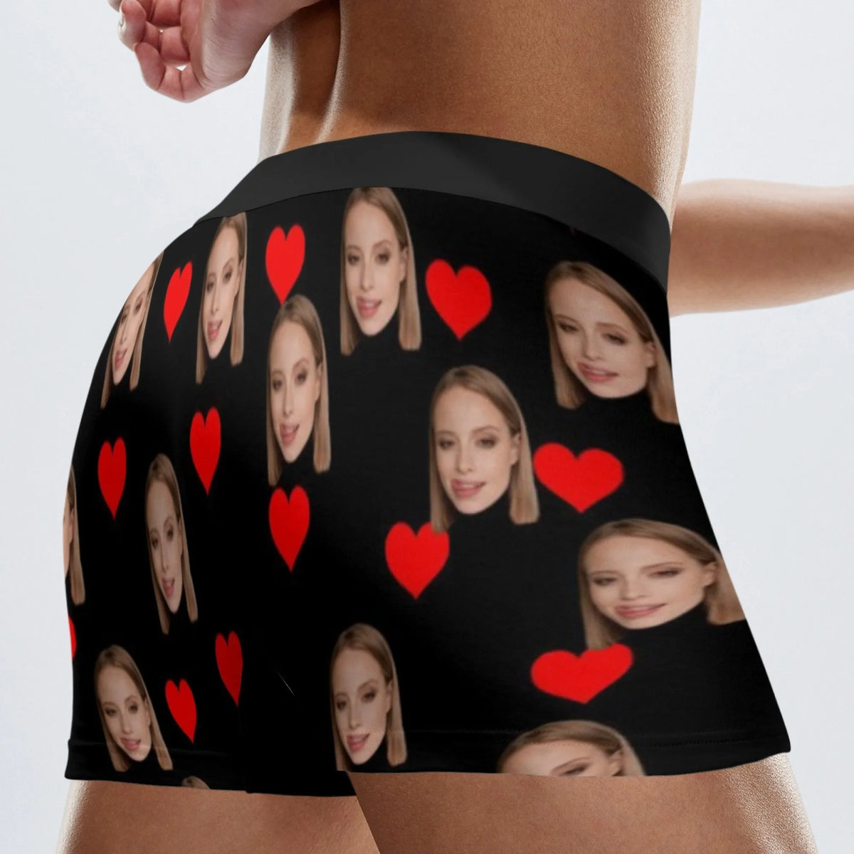 Personalized facial photo customization flat underwear customization men's Valentine's Day gift for husband gift for father