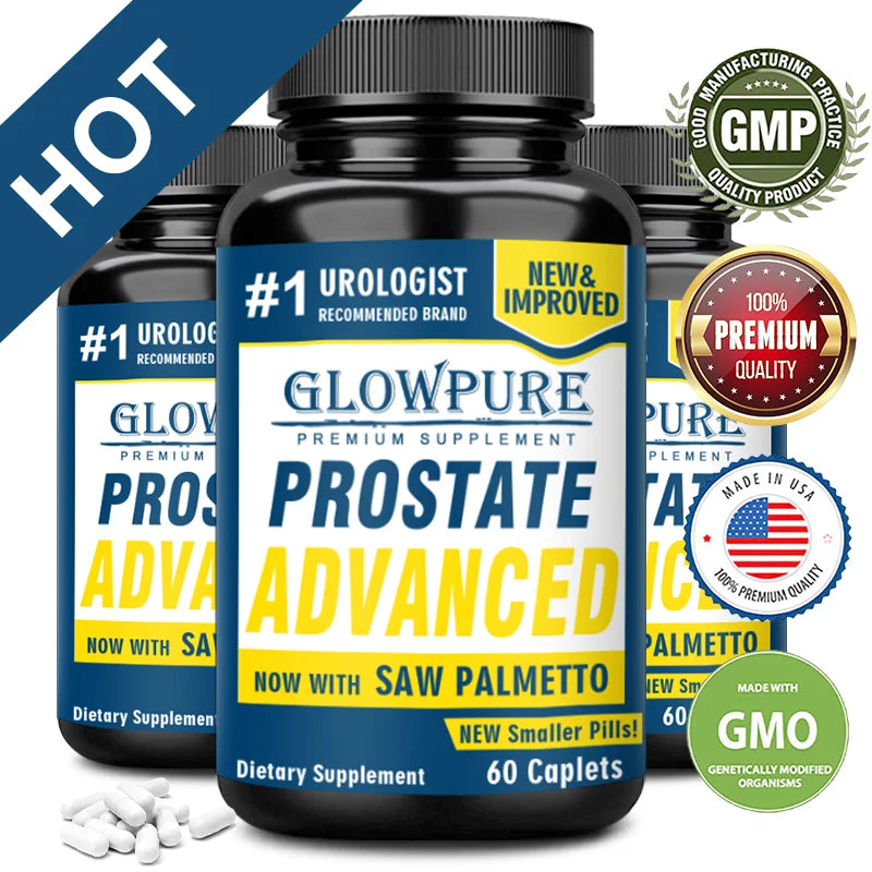 Advanced with Saw Palmetto 13 in 1  - Prostate , Bladder & Urinary Health with Beta-sitosterol, Reishi, Vitamin D Supplement