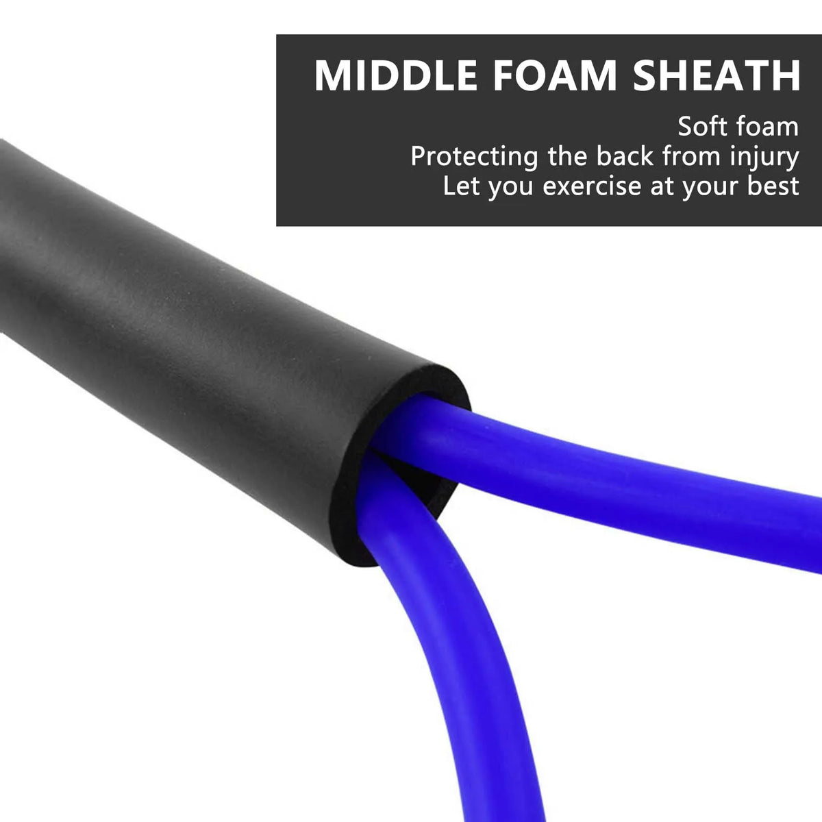 25/30/35 Pounds Elastic Resistance Band Workout Resistance Bands with Comfort Handles Strength Tension Rope
