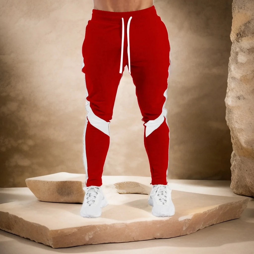 Mens Joggers Casual Pants Fitness Men Sportswear  Sweatpants Trousers Black Gyms Jogger Track Pants