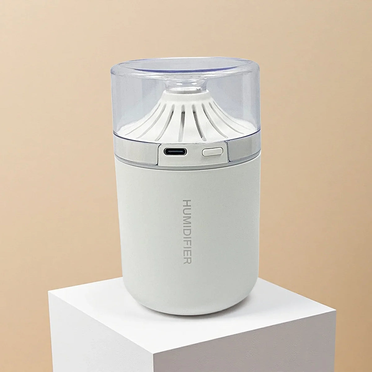 Colorful Gradual Change Atmosphere Light Vehicle Mounted Humidifier with Noise Reduction Mute Delicate Spray for Fresh Air