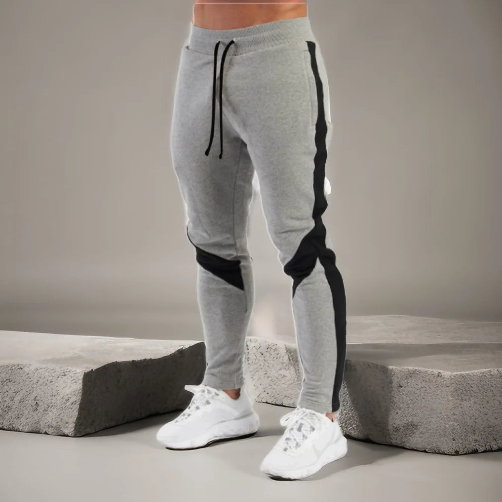 Mens Joggers Casual Pants Fitness Men Sportswear  Sweatpants Trousers Black Gyms Jogger Track Pants